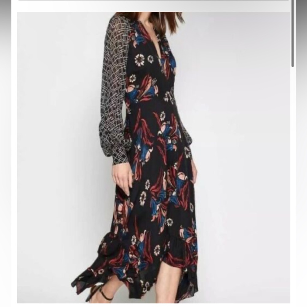 Joie midi asymmetrical dress